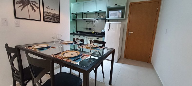 Apartamento Até 04 hóspedes 04 Minutos da Praia