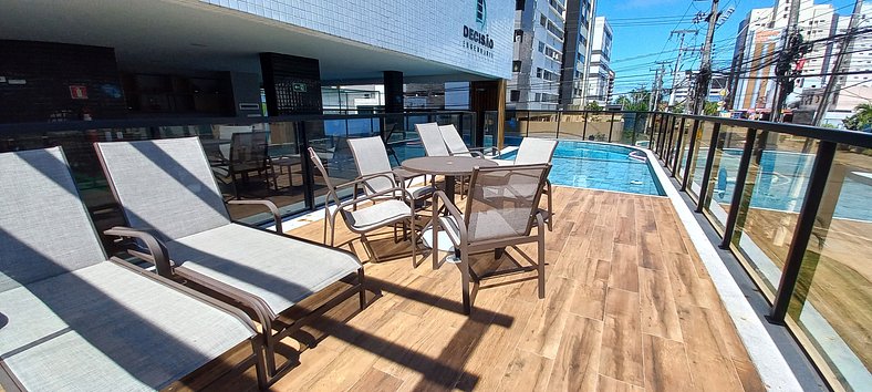 Apartamento Até 04 hóspedes 04 Minutos da Praia