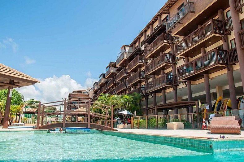 Barra Bali - Condominio Pé na Areia Vista al Mar