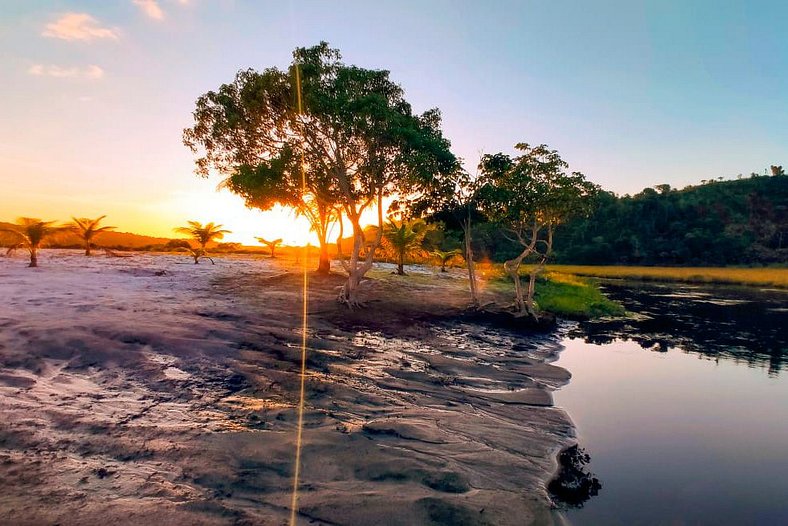 Casa De Campo Com Rio Privativo