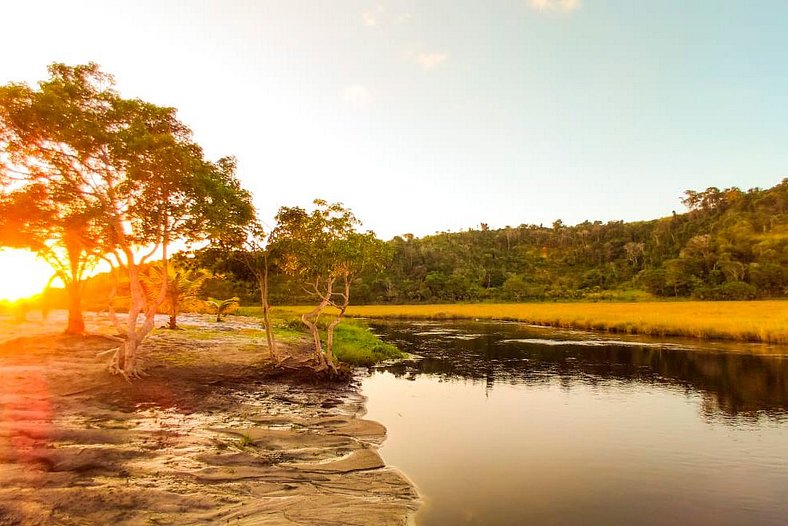 Casa De Campo Com Rio Privativo