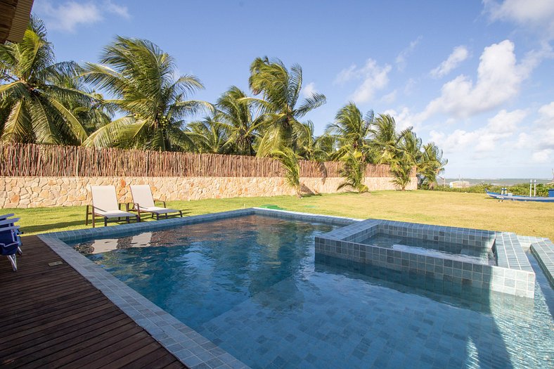 Casa junto al mar en Milagres para 13 personas